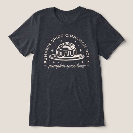 パンプキンスパイスシナモン転が トライブレンドTシャツ (デザイン正面)