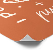 パンプキンスパイスシナモン転が ポスター (角)