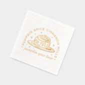 パンプキンスパイスシナモン転が 箔ナプキン (左)