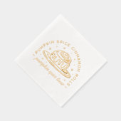 パンプキンスパイスシナモン転が 箔ナプキン (右)