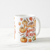 パンプキンスパイスシーズンマグ コーヒーマグカップ (正面右)