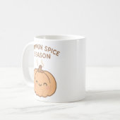 パンプキンスパイスシーズンマグ🎃☕ コーヒーマグカップ (正面左)
