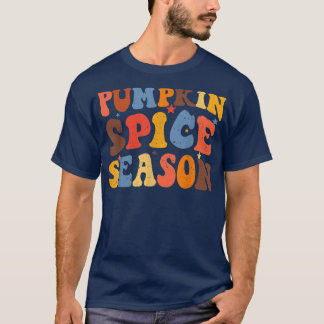 パンプキンスパイスシーズン秋おもしろい秋シーズンホール Tシャツ