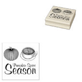 パンプキンスパイスシーズン秋秋ラテコーヒー ラバースタンプ (押印)