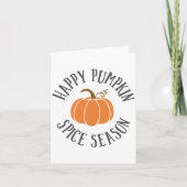 パンプキンスパイスシーズン カード (正面)