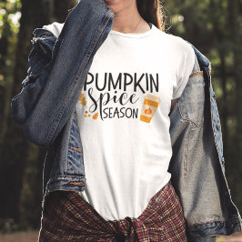 パンプキンスパイスシーズンTシャツ秋秋シーズン Tシャツ