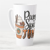 パンプキンスパイスジャンキーラテマグ カフェラテマグ (左アングル)