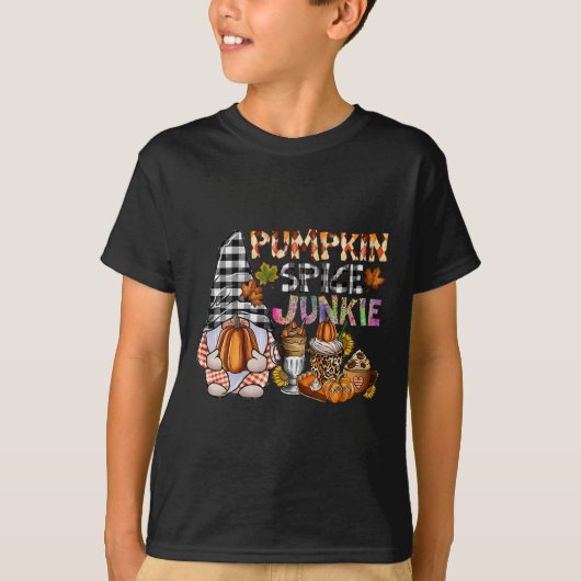パンプキンスパイスジャンキー Tシャツ (正面)
