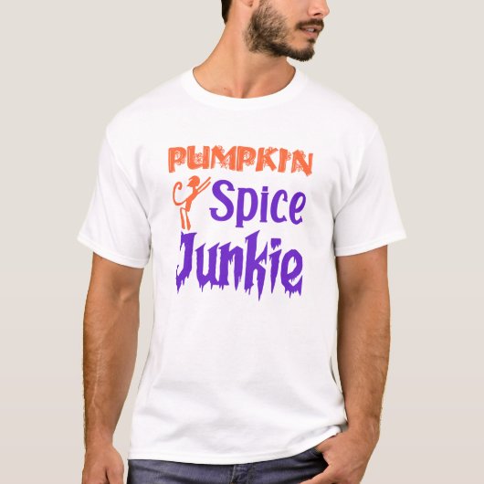 パンプキンスパイスジャンキー Tシャツ (正面)