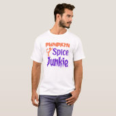 パンプキンスパイスジャンキー Tシャツ (正面フル)