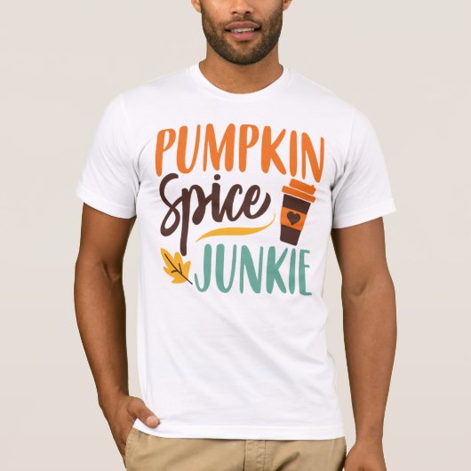 パンプキンスパイスジャンキー Tシャツ (正面)