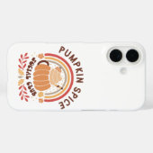 パンプキンスパイスソーシャルクラブ - かわいい秋のPSL Case-Mate iPhoneケース (裏面 (横))