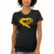 パンプキンスパイスハートTシャツ