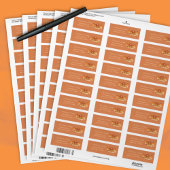 パンプキンスパイスパンケーキ秋差出人住所ラベル ラベル