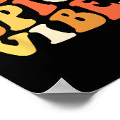 パンプキンスパイスビベスレトロオータムビベス ポスター (角)