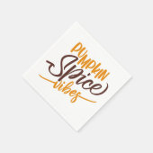 パンプキンスパイスビベス スタンダードカクテルナプキン (角)