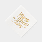 パンプキンスパイスビベス 箔ナプキン (右)