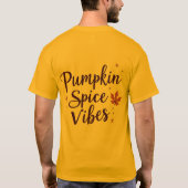 パンプキンスパイスビベス Tシャツ (裏面)