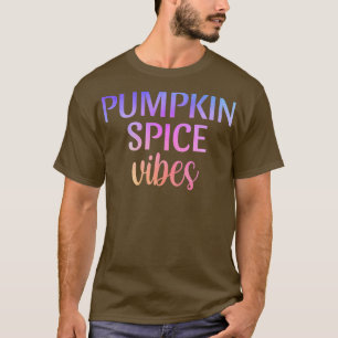 パンプキンスパイスビーブズオータム秋キュートヴィンテージTシャール Tシャツ