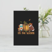 パンプキンスパイスフットボール これぞ秋の季節 感謝祭 ハロウィン メリークリスマス ハロウィンと感 招待状 (スタンド正面)