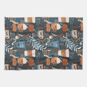 パンプキンスパイスボホ秋 キッチンタオル (横)