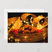 パンプキンスパイスマフィンレシピクリスマスポストカード ポストカード (正面/裏面)