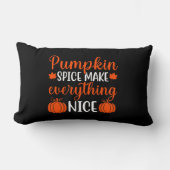 パンプキンスパイスメイクオールナイス装飾用クッション ランバークッション (正面)