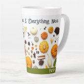 パンプキンスパイスモノグラムラテ カフェラテマグ (右アングル)