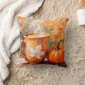 パンプキンスパイスライフ クッション (ブランケット)