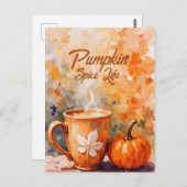 パンプキンスパイスライフ ポストカード (正面/裏面)