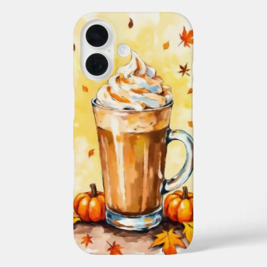 パンプキンスパイスラテイン秋 Case-Mate iPhoneケース (裏面)
