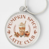 パンプキンスパイスラテクラブ秋秋 キーホルダー (正面)