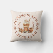 パンプキンスパイスラテクラブ秋秋 クッション (裏面)