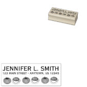 パンプキンスパイスラテコーヒーオータム秋アドレス ラバースタンプ (押印)