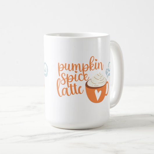 パンプキンスパイスラテコーヒーマグ コーヒーマグカップ (正面右)