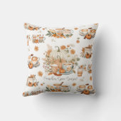 パンプキンスパイスラテシーズンフローラマグオータム秋 クッション (裏面)