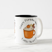 パンプキンスパイスラテシーズン秋恋人 ツートーンマグカップ (正面右)