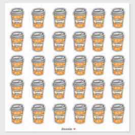 パンプキンスパイスラテステッカーのセット シール