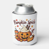 パンプキンスパイスラテパンプキンパイオータム秋 缶クーラー (缶正面)