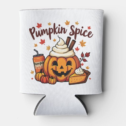 パンプキンスパイスラテパンプキンパイオータム秋 缶クーラー (正面)