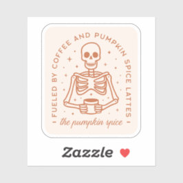 パンプキンスパイスラテ愛好家 シール