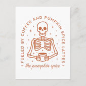 パンプキンスパイスラテ愛好家 ポストカード (正面)