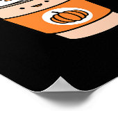 パンプキンスパイスラテ私はあなたを愛するラテ ポスター (角)