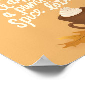 パンプキンスパイスラテ秋/秋 ポスター (角)