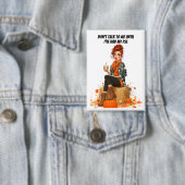 パンプキンスパイスラテ- Ms Sass 缶バッジ (インサイチュ)