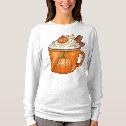 パンプキンスパイスラテ Tシャツ (正面)