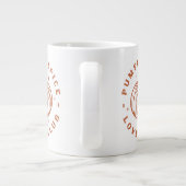 パンプキンスパイスラバーズクラブ ジャンボコーヒーマグカップ (裏面)