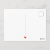 パンプキンスパイスラブかわいい秋はがき ポストカード (裏面)