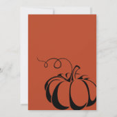 パンプキンスパイスリハーサルディナー 招待状 (裏面)