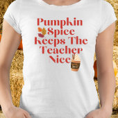 パンプキンスパイス保ザ先生ニース Tシャツ